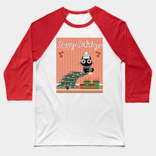 Happy Meowlidays Baseball T-Shirt